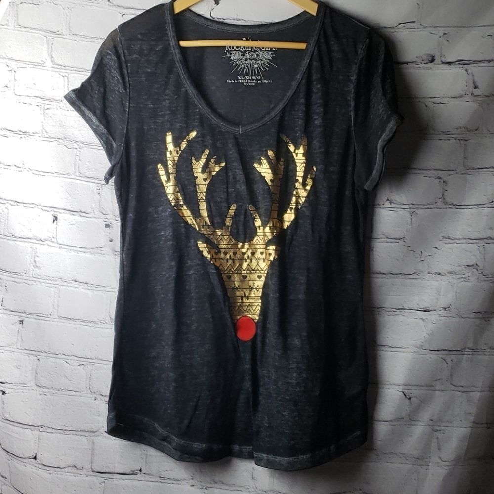 Reindeer Christmas Pj Shirt